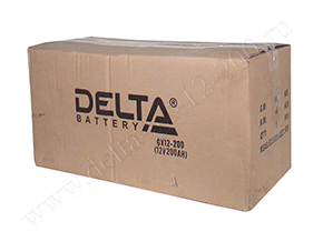 Закрытая коробка с аккумулятором Delta GX 12-200
