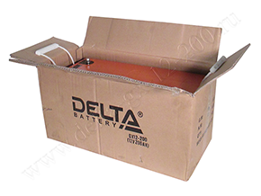Открытая коробка с аккумулятором Delta GX 12-200
